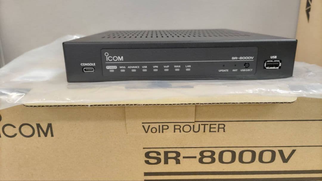icom★SR-8000V★SIP機能付きVoIPルーター★新品・未使用