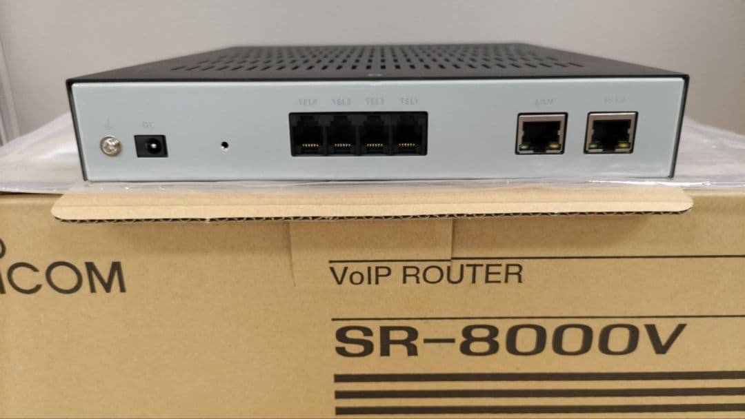 icom★SR-8000V★SIP機能付きVoIPルーター★新品・未使用