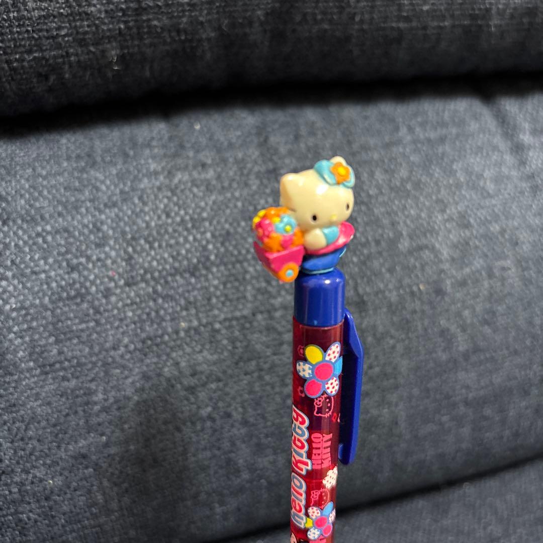 キティ　シャーペン　花　フラワー　カート