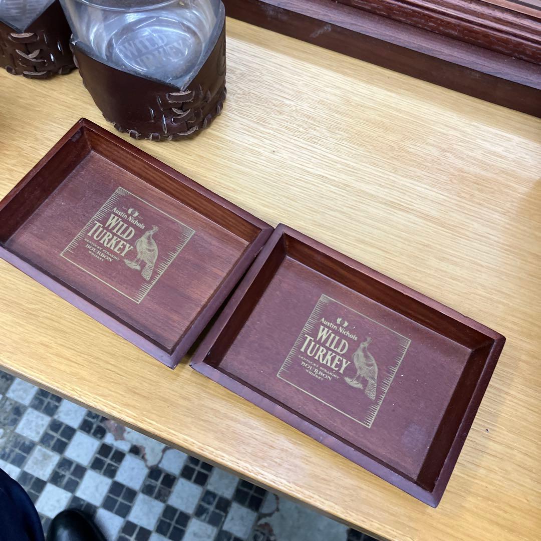 【希少ヴィンテージ】ワイルドターキー ミニバーセット パブミラー付