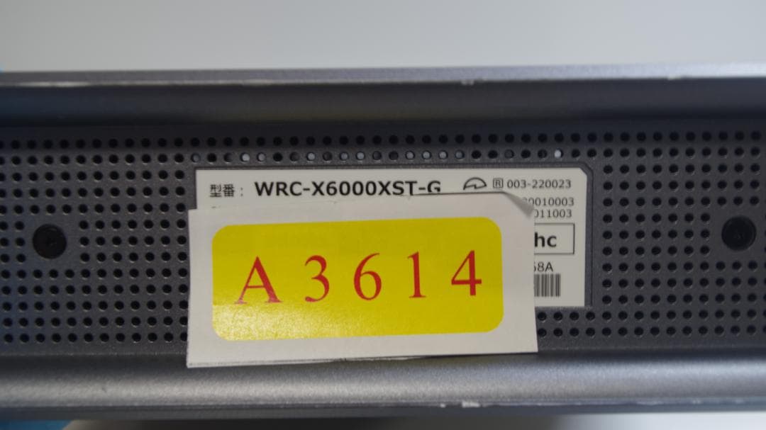 ルーター・ネットワーク機器 A3614 ELECOM WRC-X6000XST-G
