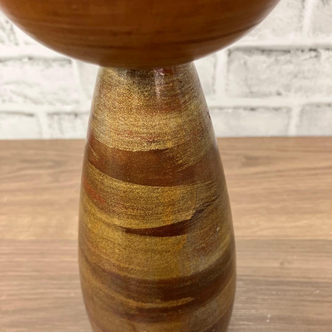 4F 伝統こけし 作家物 はしめ 署名 刻印あり 創作こけし 木工芸 民芸品