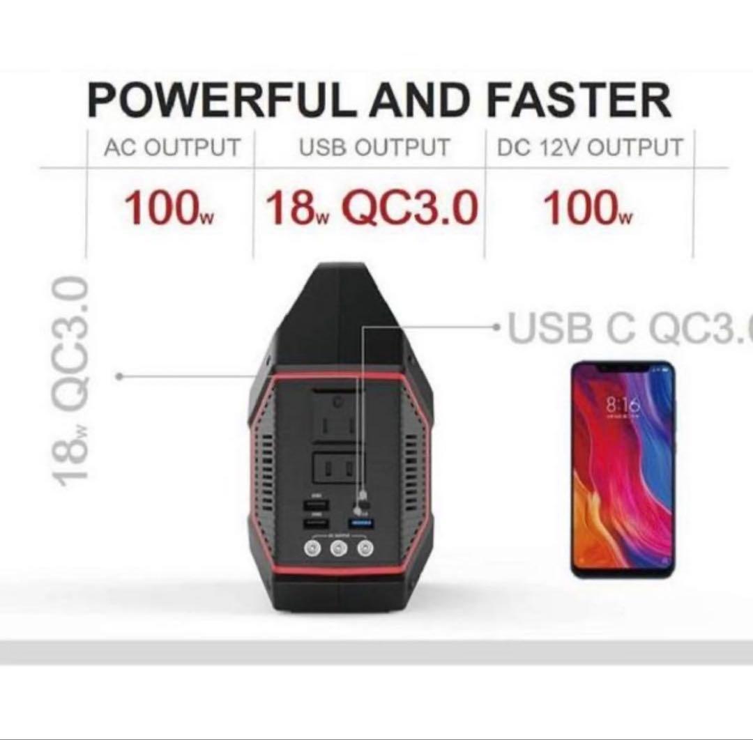 新品　M-WORKS ポータブル電源 MW-PP155 42000mAh 未開封