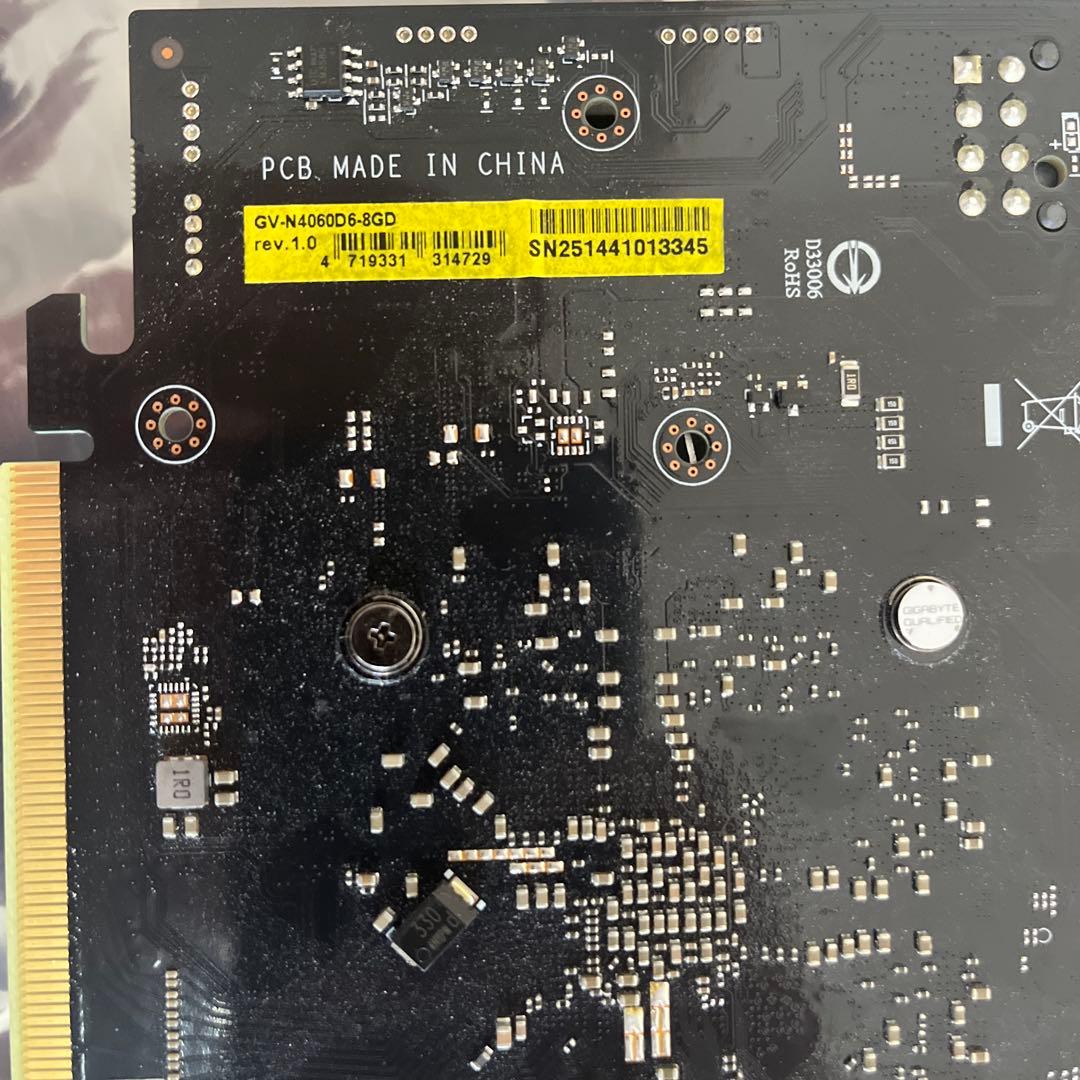 GIGABYTE GV-N4060E-8GD グラフィックボード