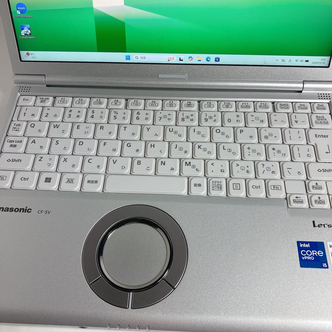 【高年式/低稼働2690h】レッツノート SV1 i5/16G/256G/顔認証
