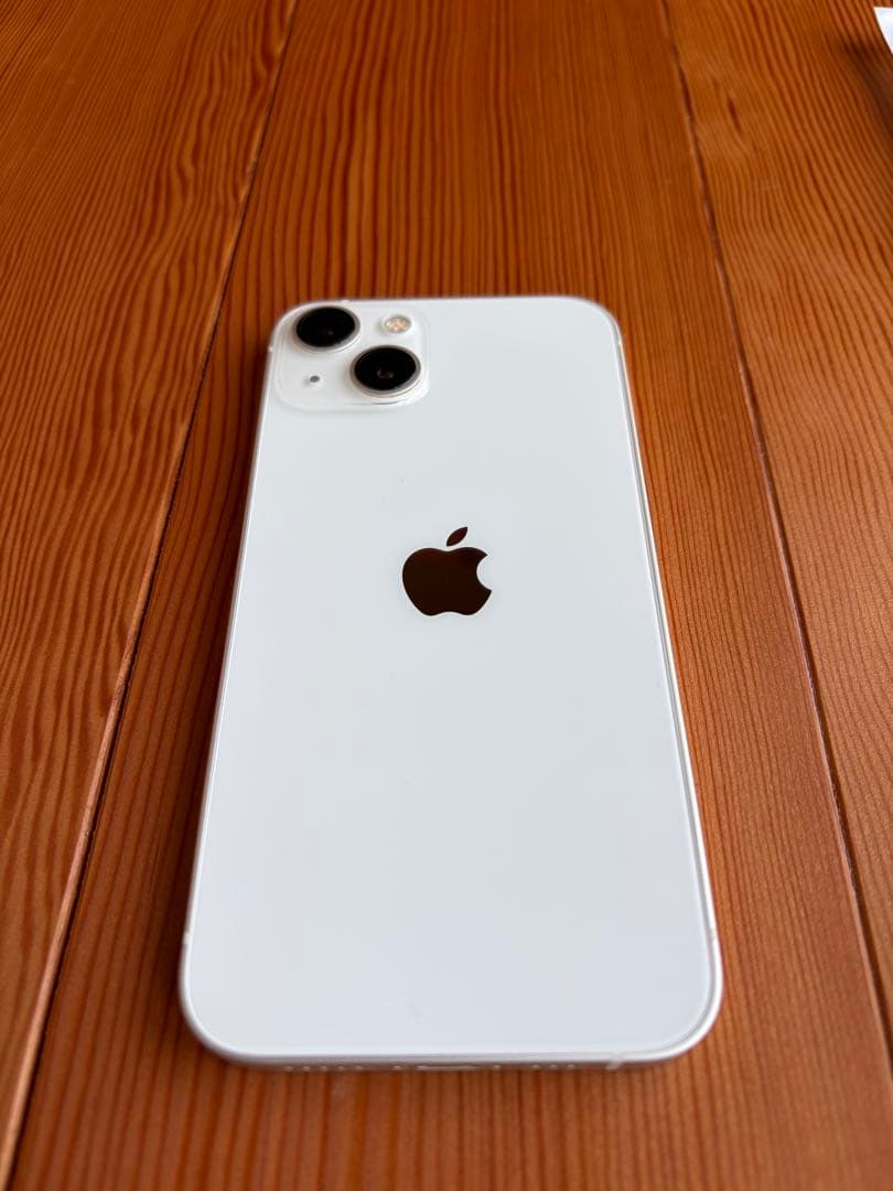 【美品】iPhone 13ホワイト SIMフリー128GB ケース付き
