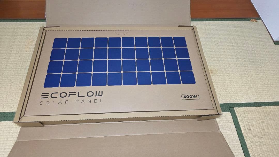 【新品未使用】ECOFLOW 400W ソーラーパネル