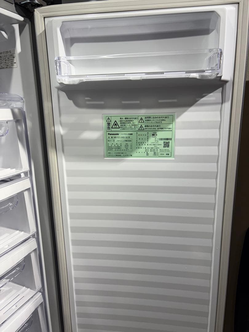 Panasonic　冷凍庫　121ℓ　2024年モデル　NR-FZ120D-SS