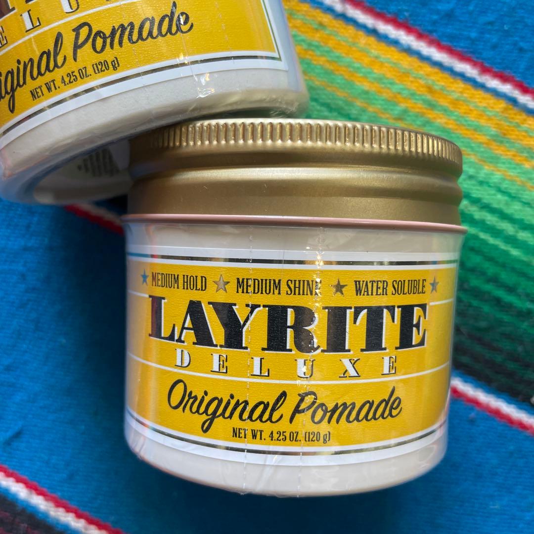 LAYRITE Original Pomade 4.25ozバーバー水性ポマード