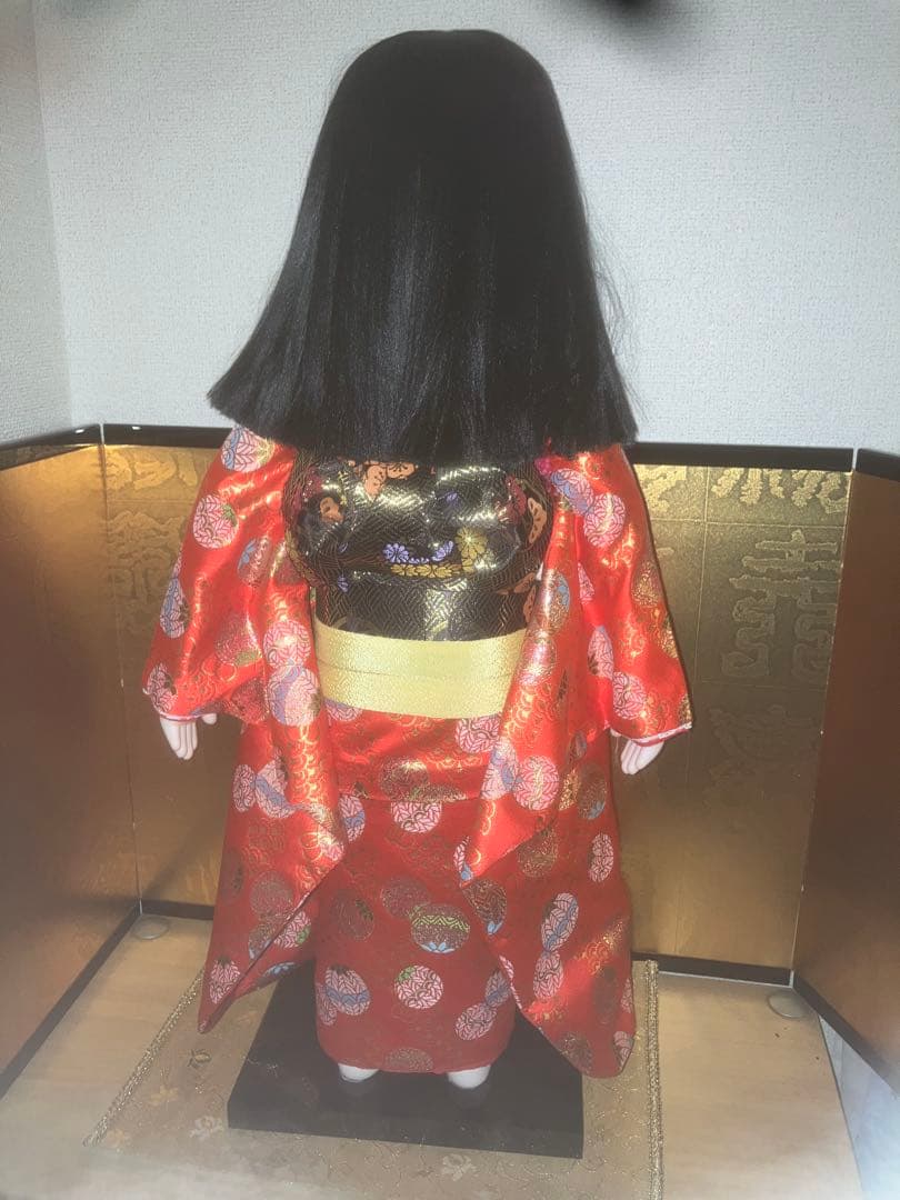 【超特級呪物】特大　あらゆる幸運呼び込むチョウピラコ様の宿る市松人形　曰く付き