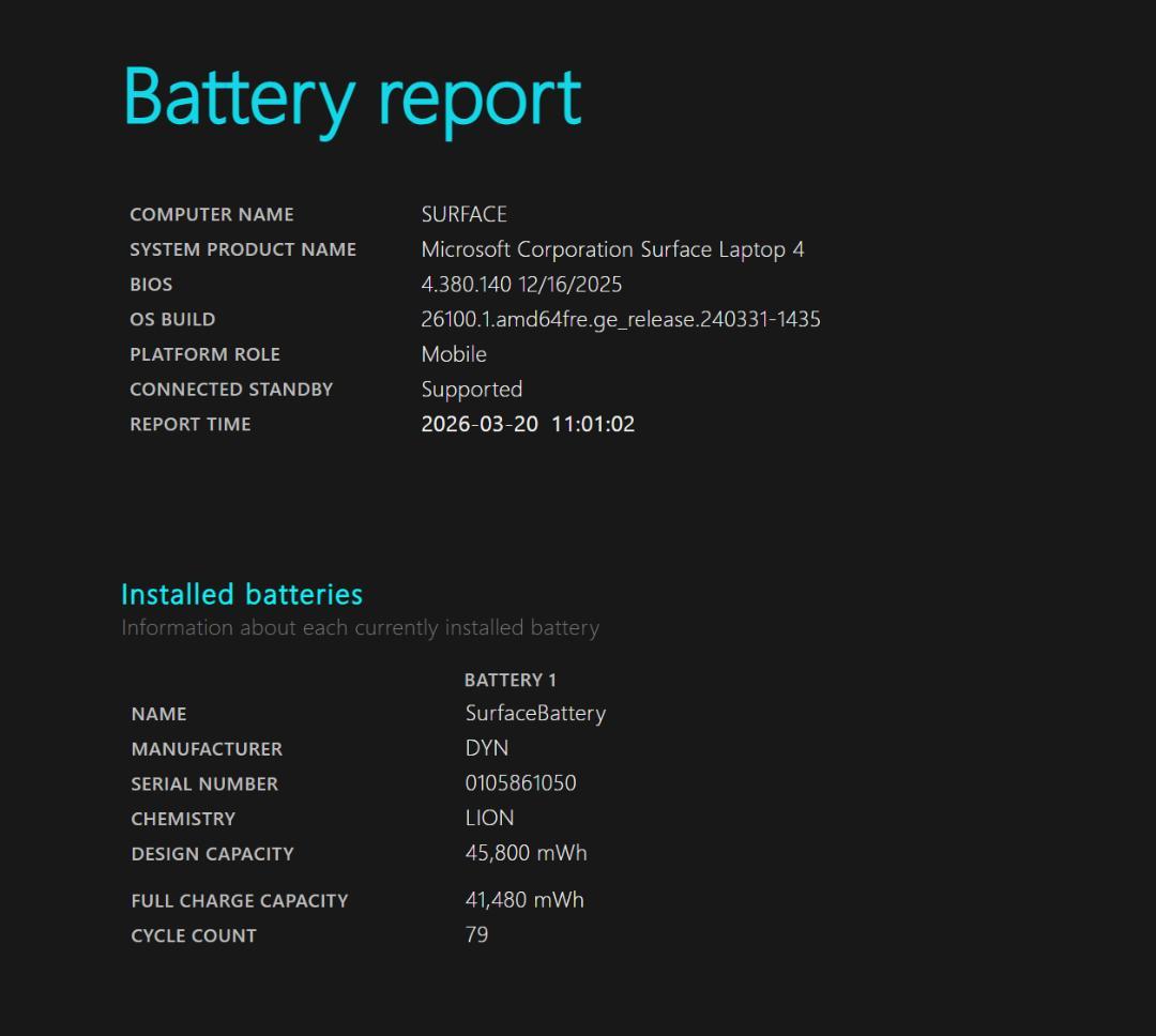 Surface Laptop 4 Ryzen 7 8GB 512GB 15インチ