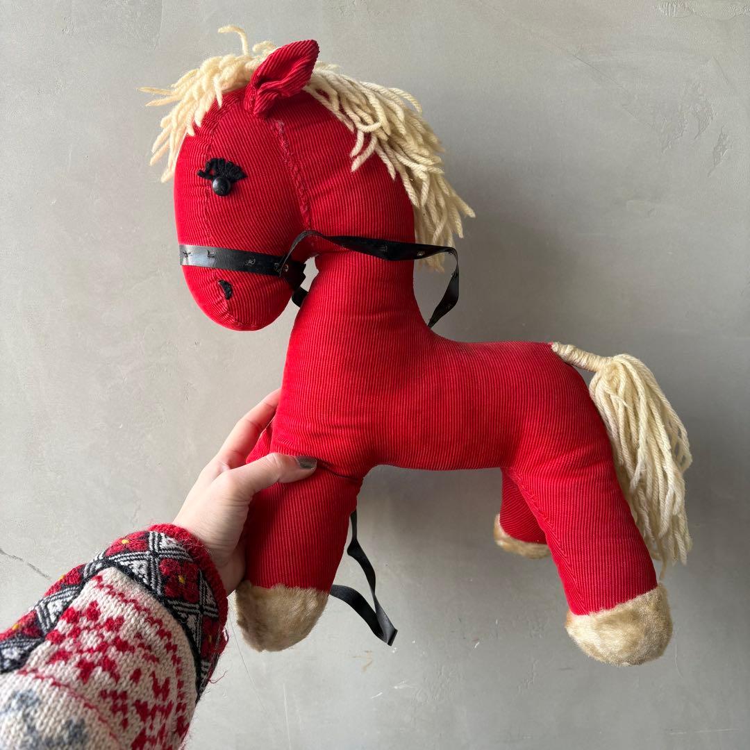 【USA vintage】 馬 ポニー ぬいぐるみ アメリカ ビンテージ