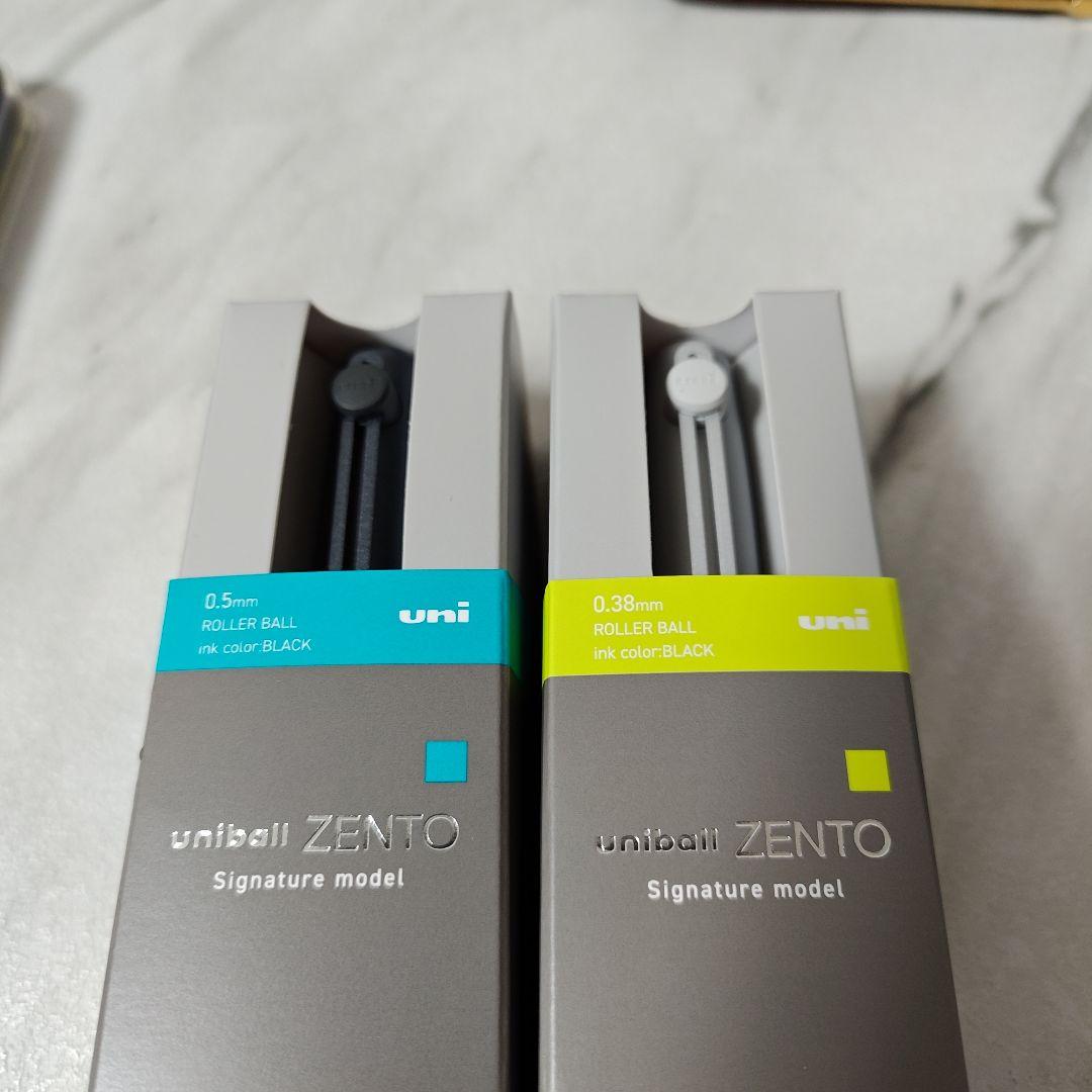 uniball ZENTO ボールペン 0.5mm 0.38mm
