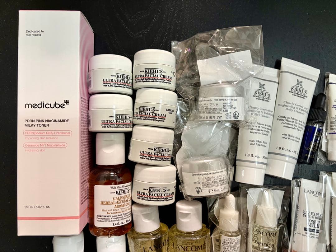 スキンケアトライアルセット-medicube, Kiehl's, Lancôme