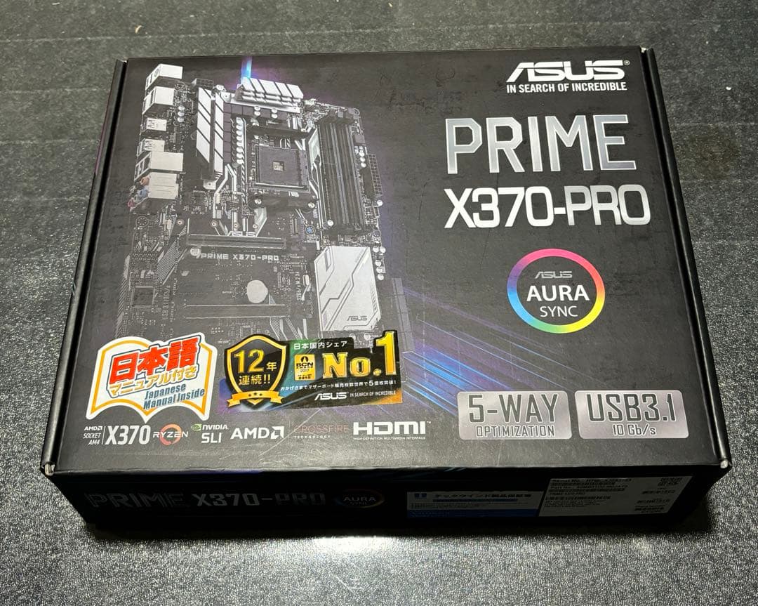 M*i様 未使用　ASUS PRIME X370-PRO マザーボード