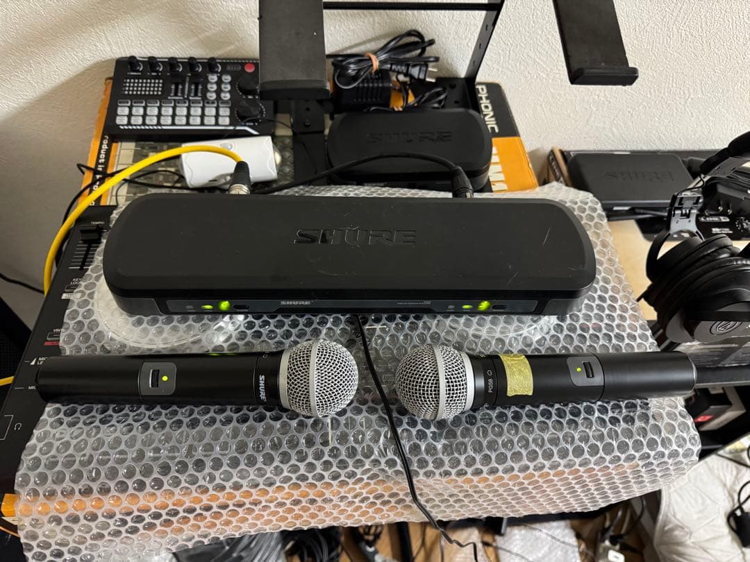 SHURE ワイヤレスマイクシステム 2本セット