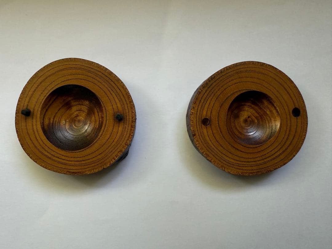 茶道具 茶合　箱入り　ケヤキ撫子