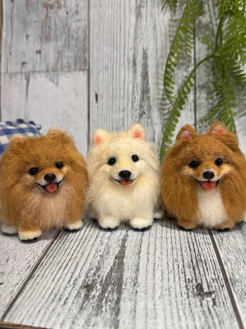 ちまっとあにまるず　羊毛フェルト　うちの子　マスコット　ペット　プレゼント