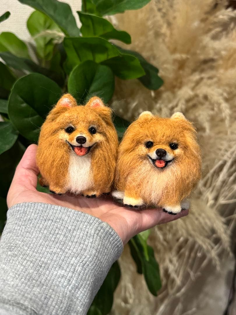 ちまっとあにまるず　羊毛フェルト　うちの子　マスコット　ペット　プレゼント