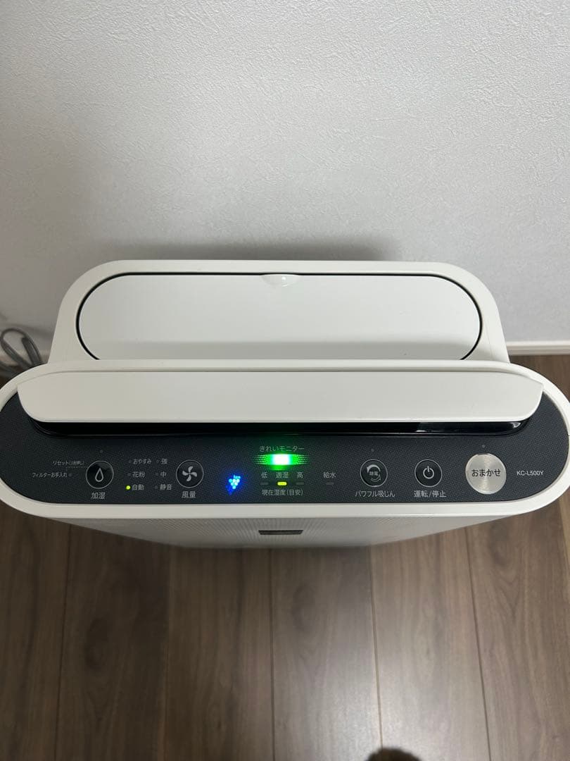 【美品】SHARP 加湿空気清浄機 KC-L500Y 2019年製