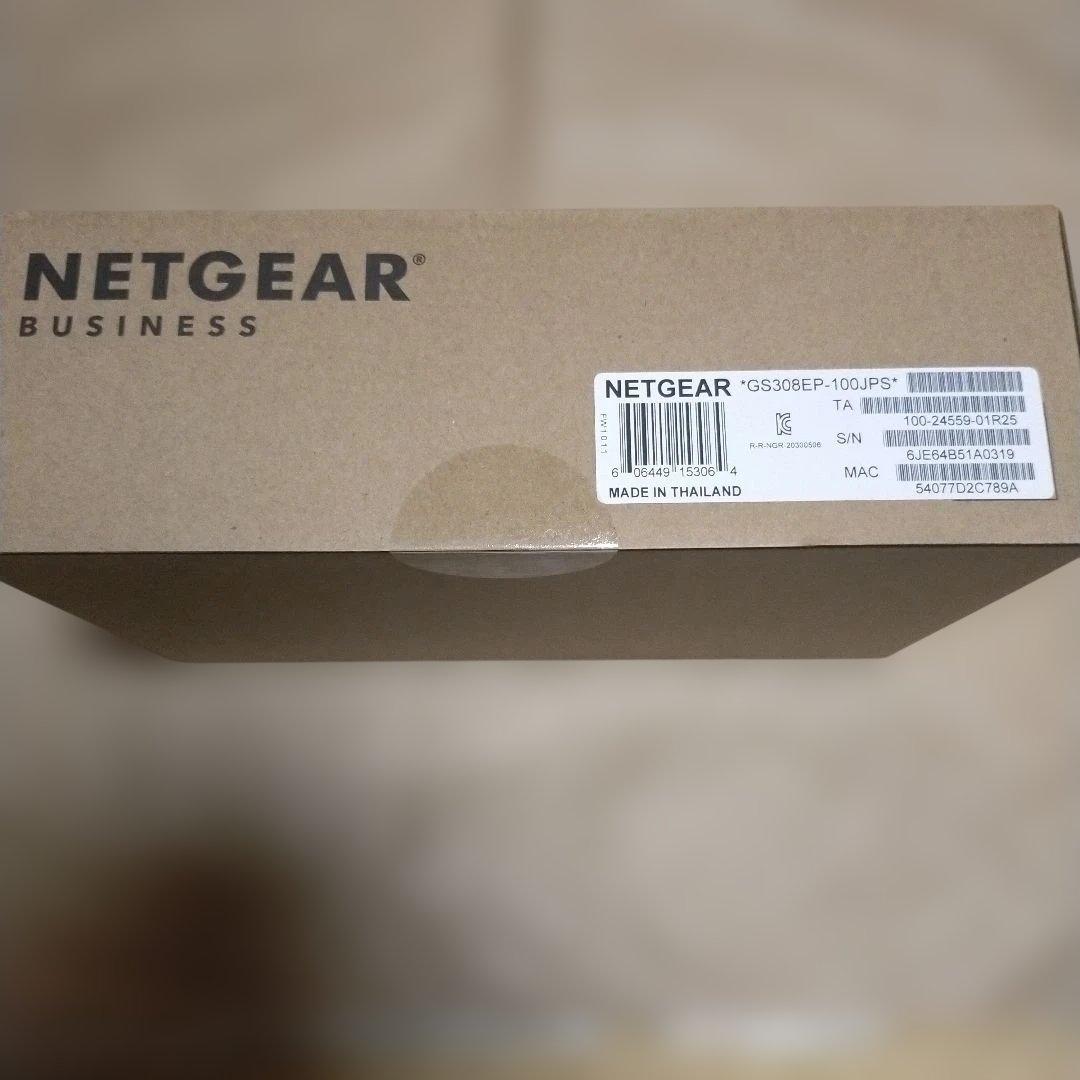 新品未開封品　ネットギア NETGEAR ギガビット8ポート