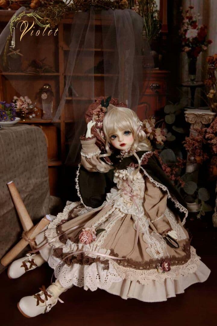 bjd 1/4 ドール本体 Violet　球体関節人形 ハンドメイド