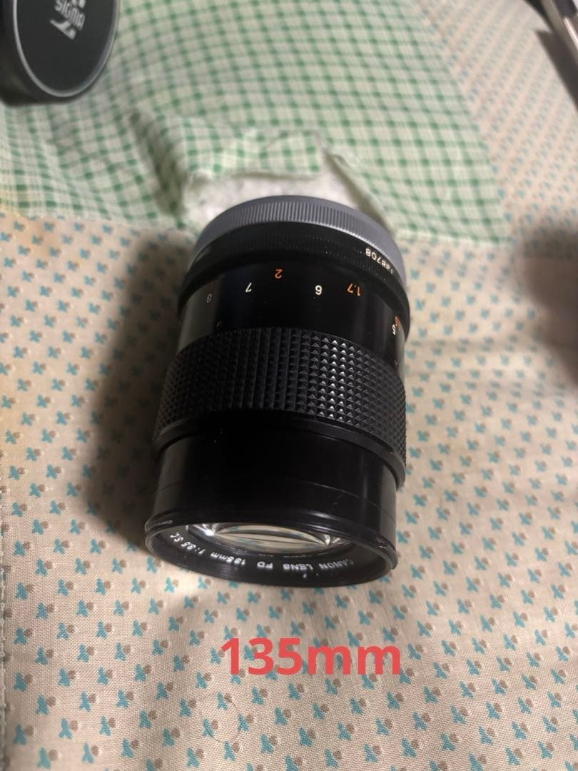 canonフィルムカメラT70とT90、レンズ×4本ジャンクで