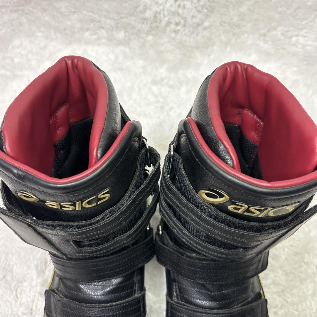 asics アシックス　安全靴 ベルクロ　ブーツ　FCP401 27cm 黒　金