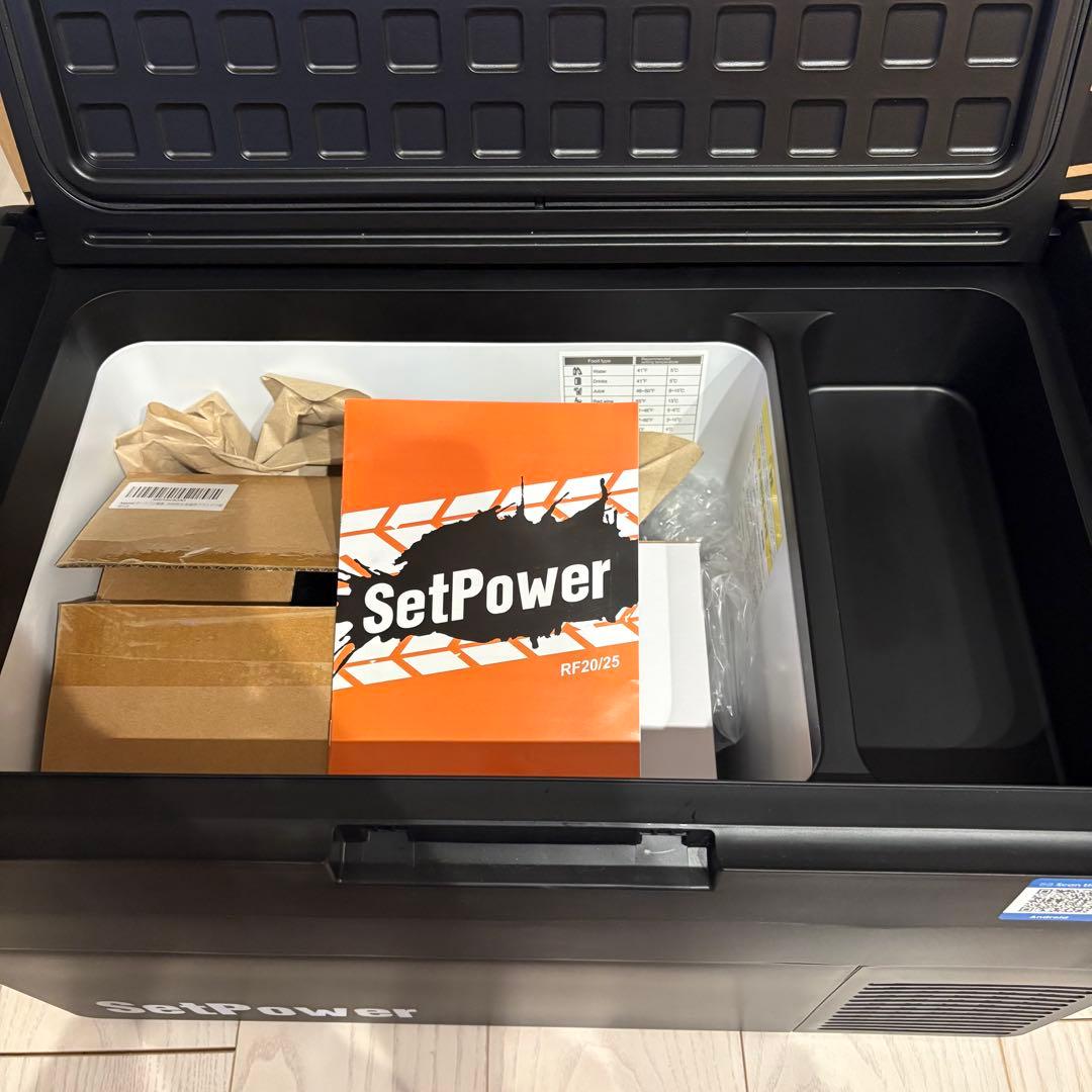 Setpower RF25 車載冷蔵庫 25L バッテリーつき
