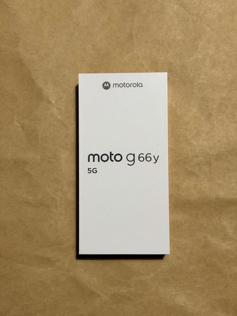 【ブラックオイスター】 moto g66y 5G【新品未使用】