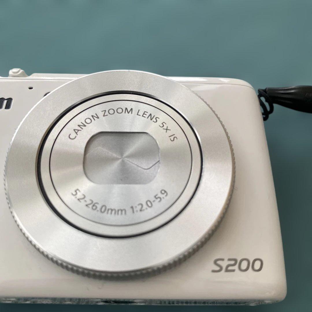 Canon Power shot S200 ホワイト コンデジ カメラ