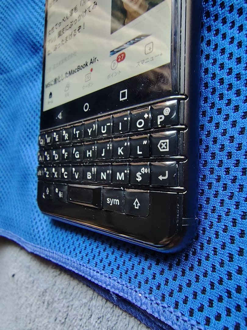 スマートフォン本体 BlackBerry KEY one black Edition 64GB