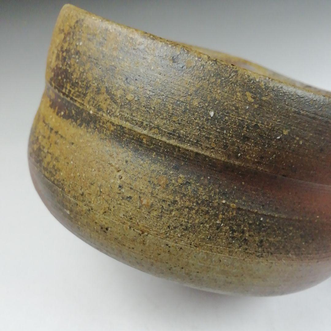 Ｗ３１５　茶碗　『備前焼』『天人窯　榊原清人 作』　共箱　抹茶碗　茶道具
