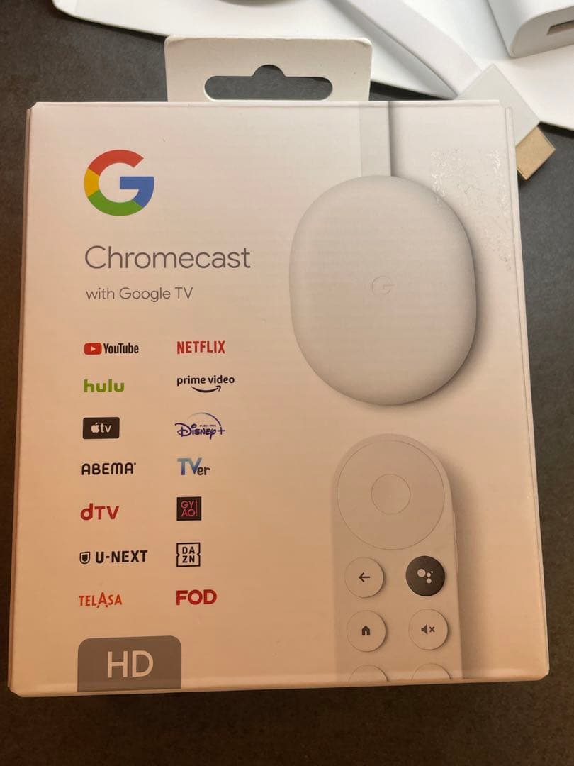 【美品】Chromecast with Google TV (HD)