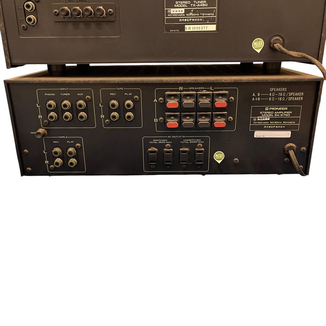 Pioneer パイオニア TX-4450 SA-6750 CT-2 3点セット