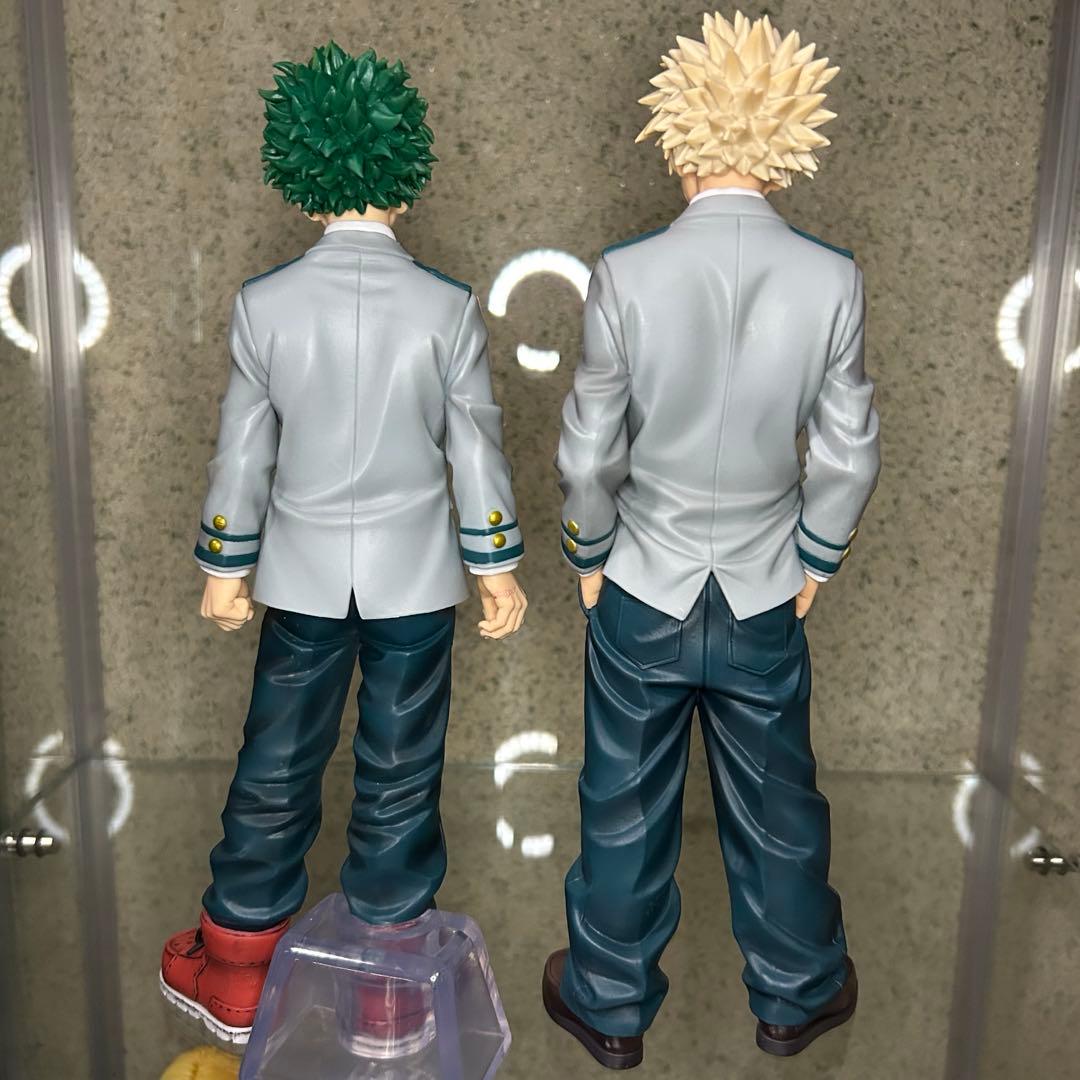 ヒロアカ　一番くじ　紡がれる想い　A賞緑谷B賞爆豪　制服ver. 2体セット