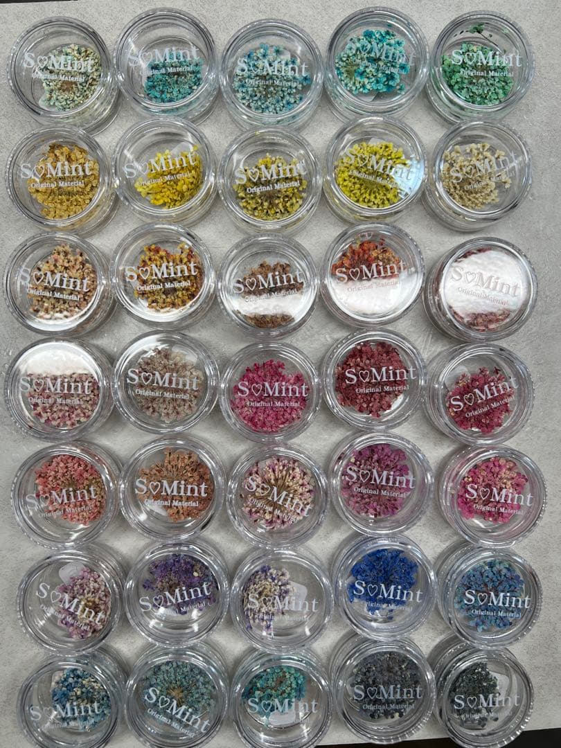 n♡ SMint エスミント　ネイル押し花　ドライフラワー　35個セット