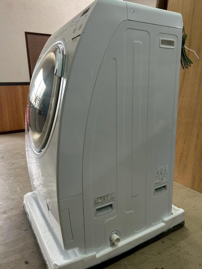【美品】ヤマダデンキ「RORO YWM-YV90N」2025年ドラム式洗濯乾燥機
