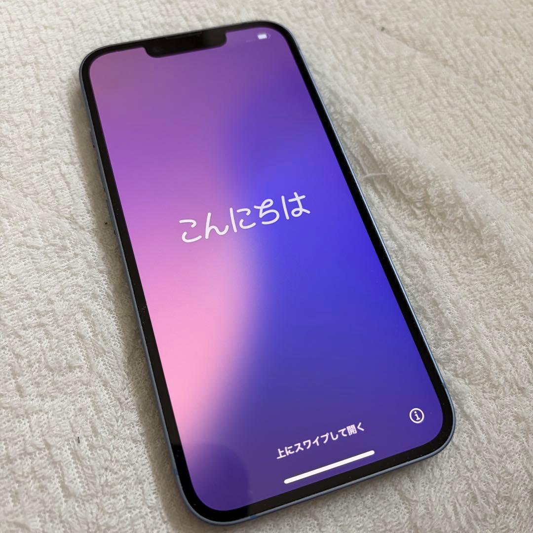 iPhone14 ブルー 256GB バッテリー82% SIMフリー