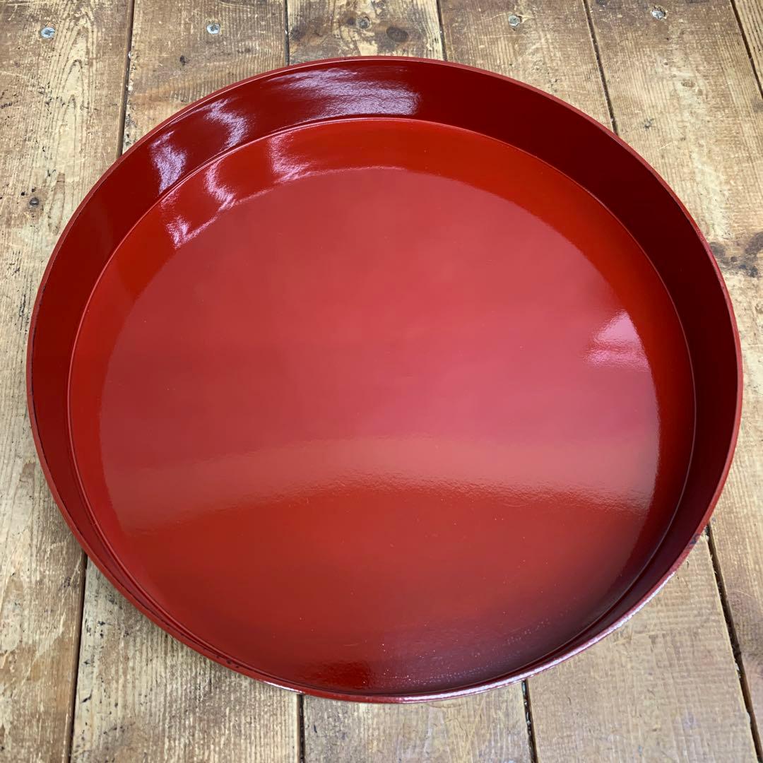D-4 【華やか】金彩 手まり 牡丹 菓子器 二段セット 小皿5枚付 漆器