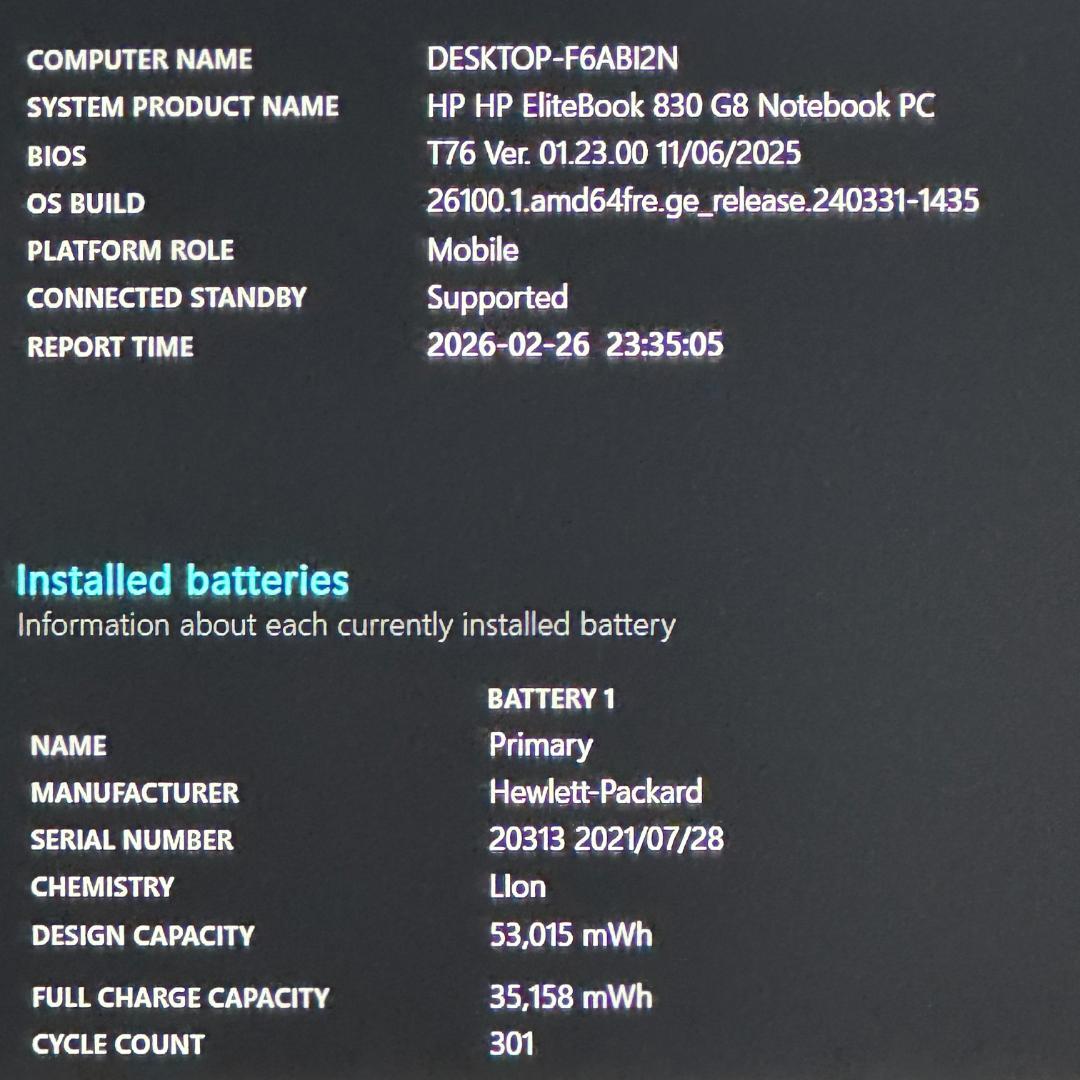 2022年製 第11世代Corei7 メモリ16GB HP J16