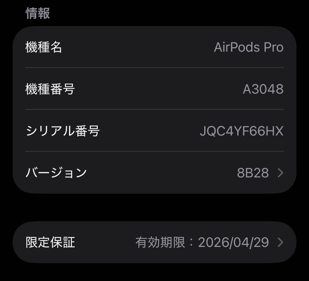 AirPods Pro 2 USBC 充電ケース付きNo.1