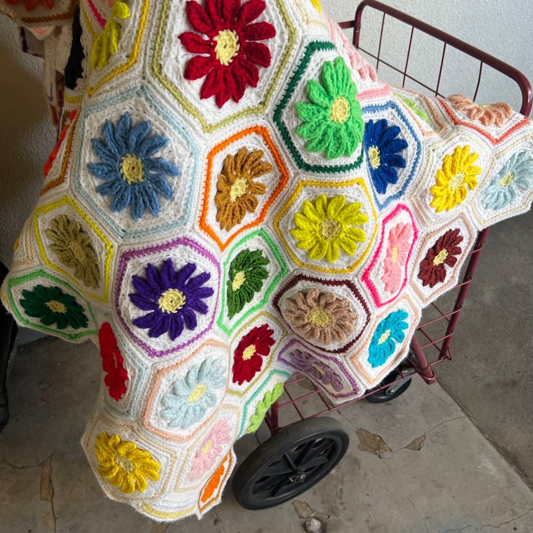 その他 USA Vintage Granny Blanket