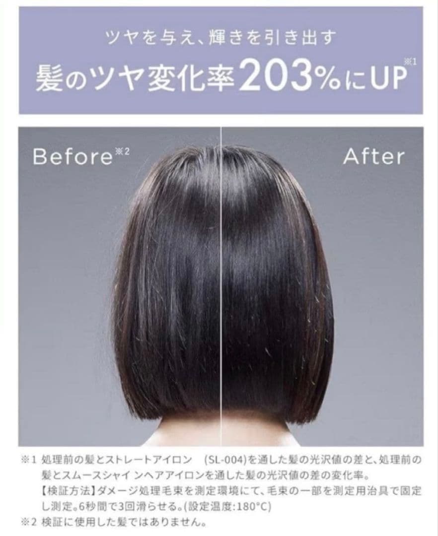 【新品未開封】 サロニア スムースシャイン ストレートヘアアイロン (グレー)