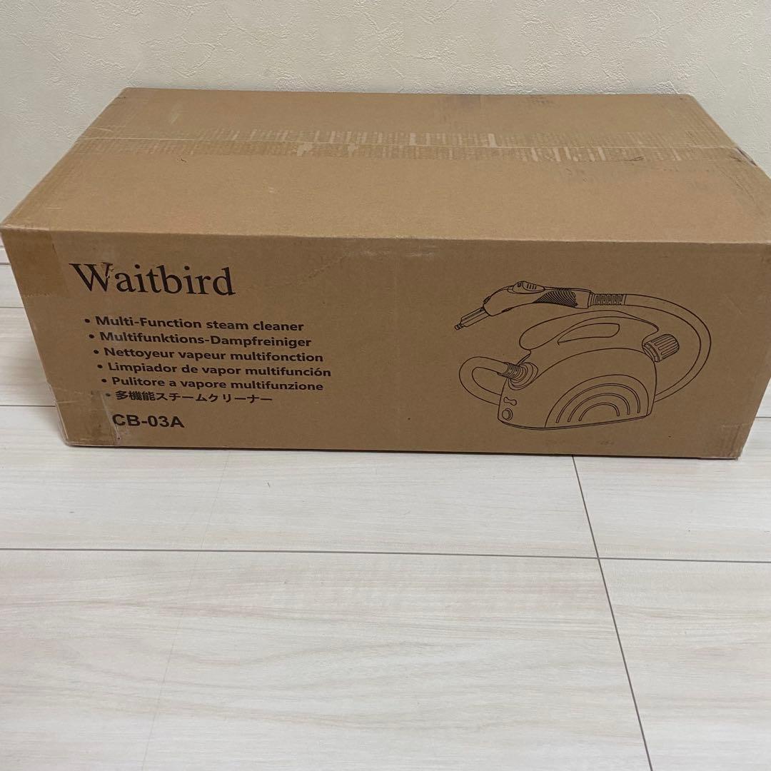 1品限り❤️Waitbirdスチームクリーナー 1100W 16.4フィートコード
