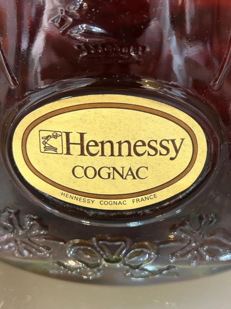 未開栓 Hennessy XO 2本 金キャップ クリアボトル グリーンボトル