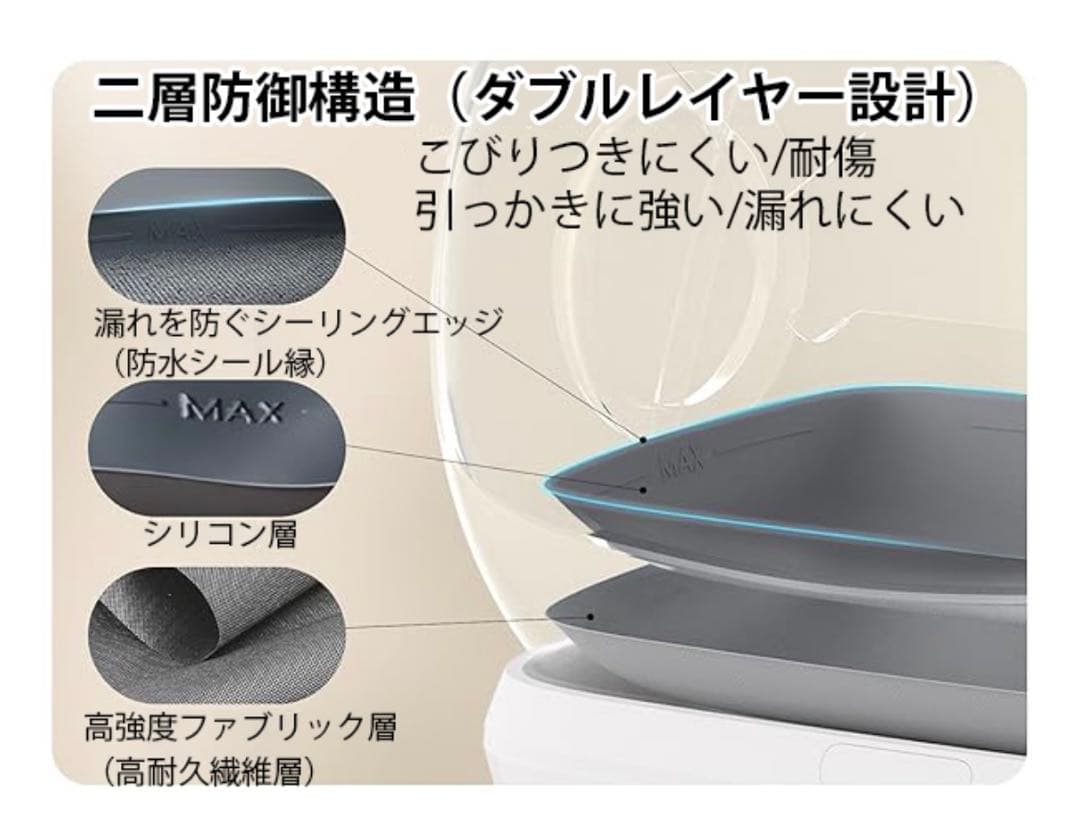 【新品】UBPET C41　大容量全自動猫トイレ　多頭飼育　静音　市販ゴミ袋対応