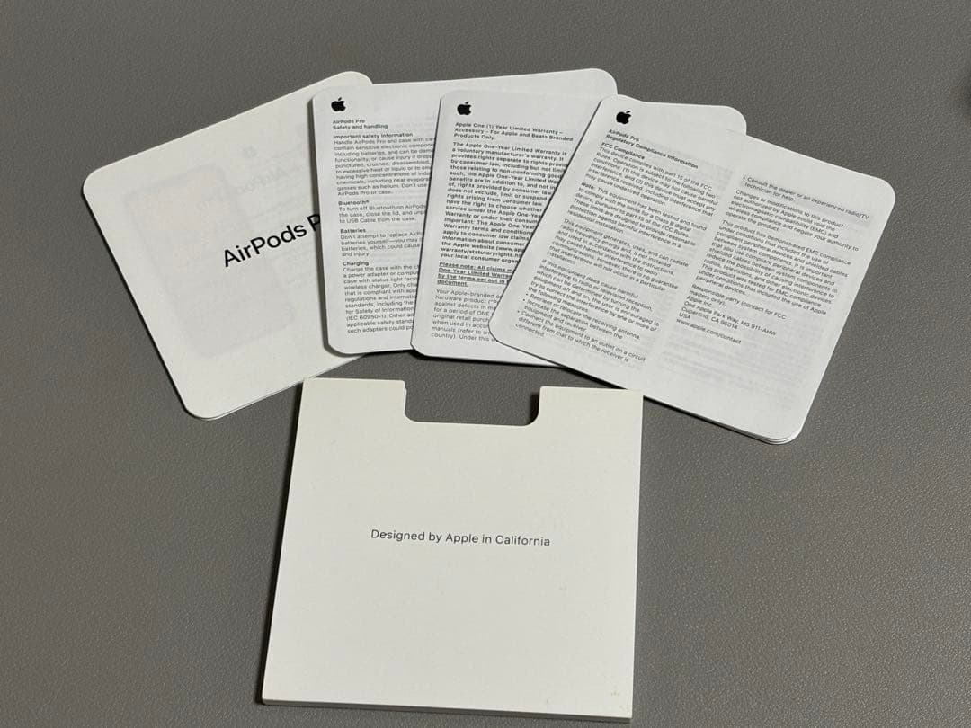 【無償交換品】AirPods Pro（初代）本体・ケース／動作確認済み