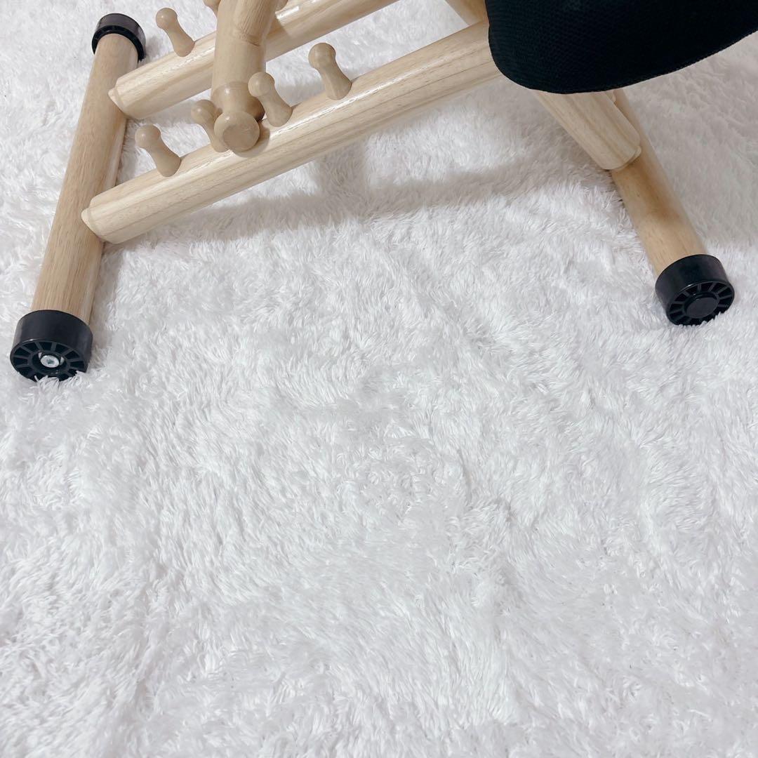 ✨美品✨ ベルメゾン きれいな姿勢がキープできる 4段階高さ調整式昇降チェア