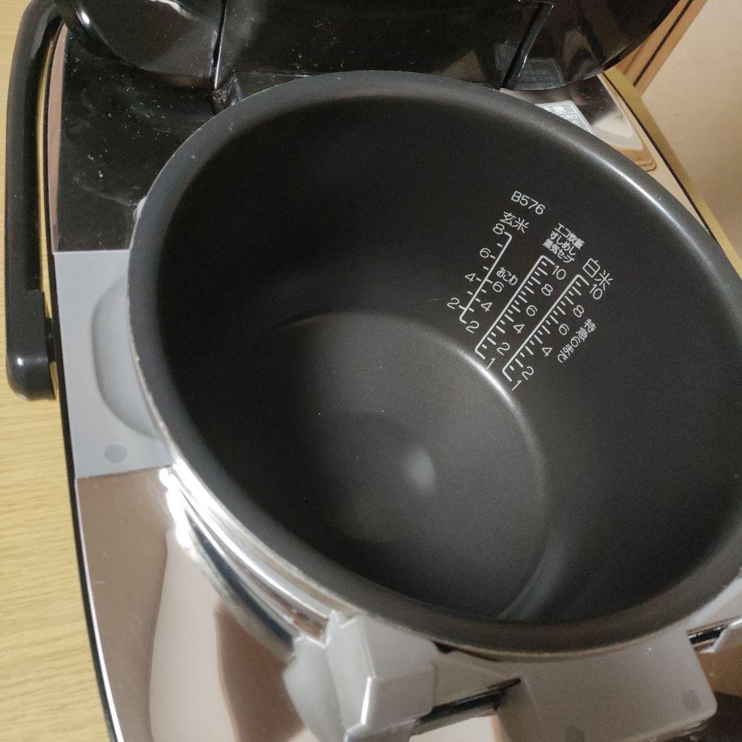 象印 NW-LA18 1升 圧力IH 炎舞炊き 黒漆 炊飯器 中古 2020年製
